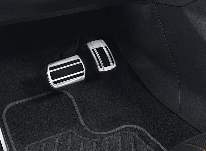 KIT PEDALES ALUMINIUM POUR VEHICULE AVEC BVA